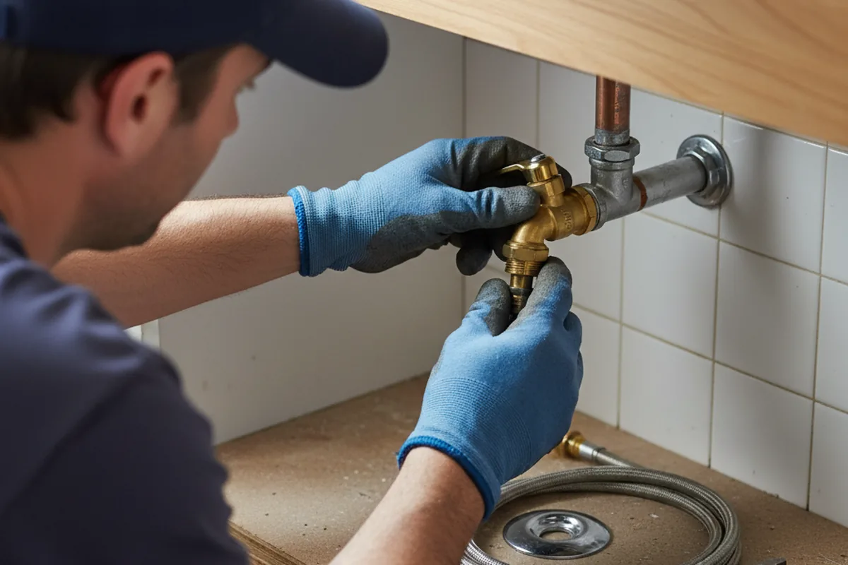 Shutoff valve and fitting work during Emergency Plumbing in Pismo Beach